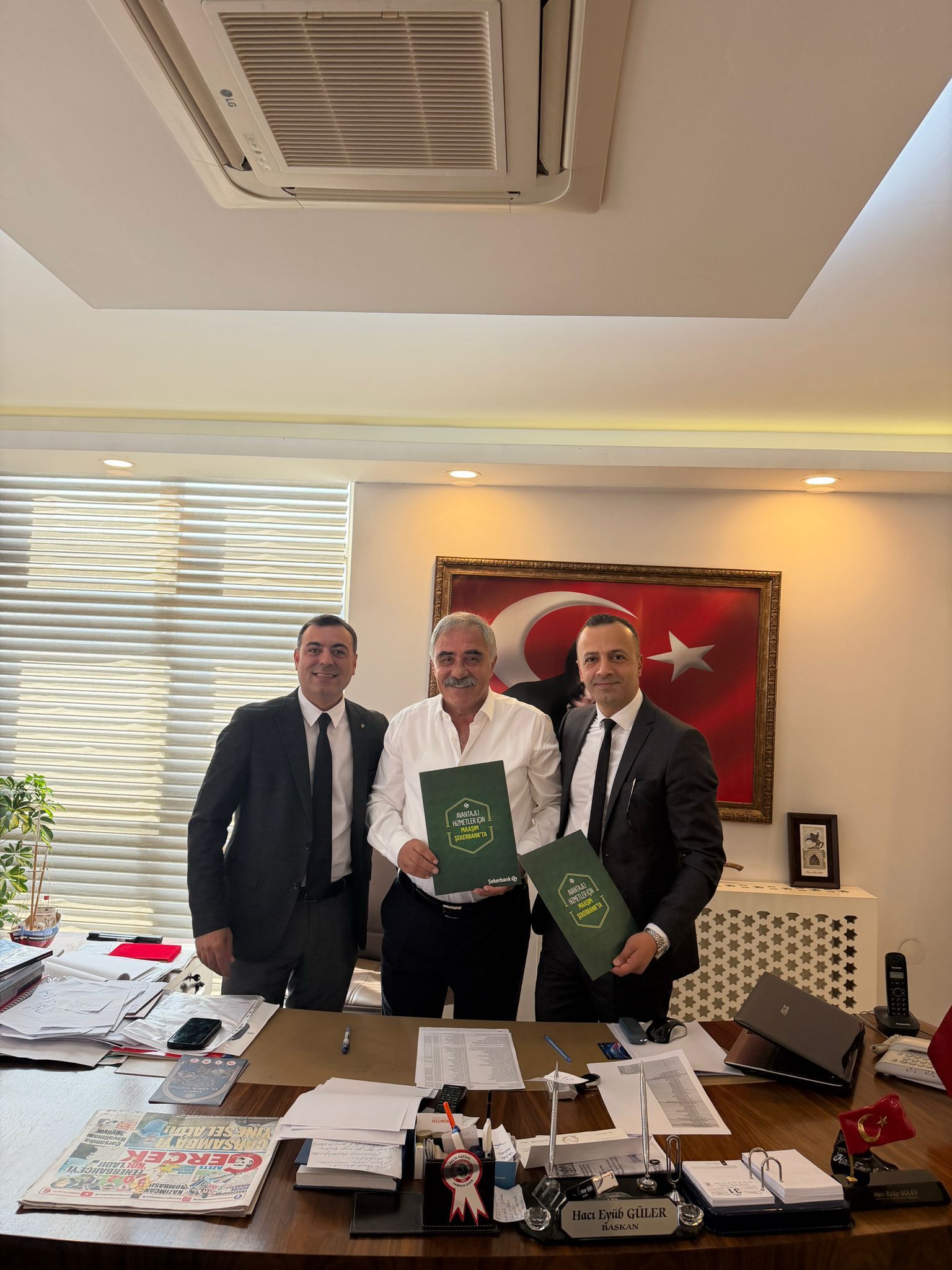 Birliğimiz ile Şekerbank arasında yapılan anlaşma kapsamında, üyelerimize özel avantajlı finansman imkânları sunulmaktadır.